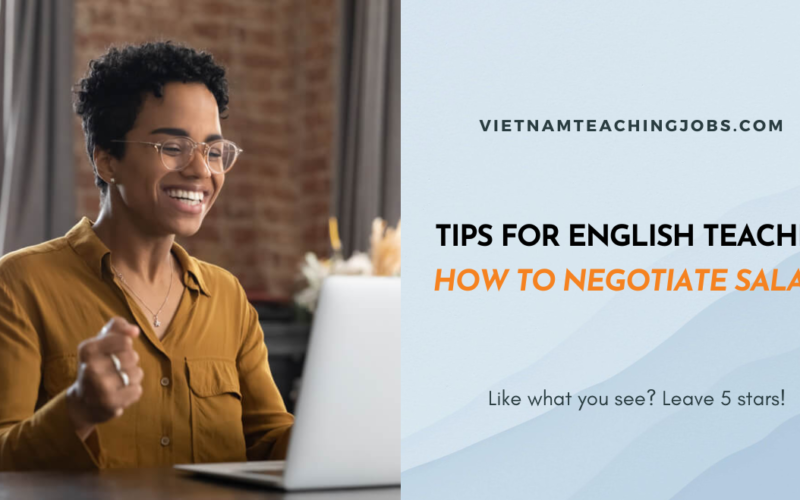 TIPS FOR ENGLISH TEACHERS: HOW TO NEGOTIATE SALARY?