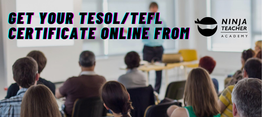 Get your TESOL/TEFL certificate online from Ninja Teacher