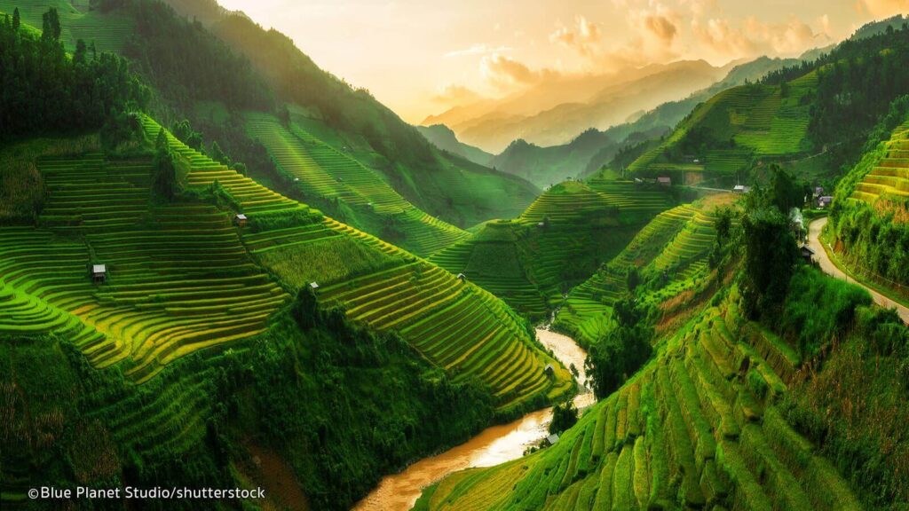 Beautiful nature in Vietnam