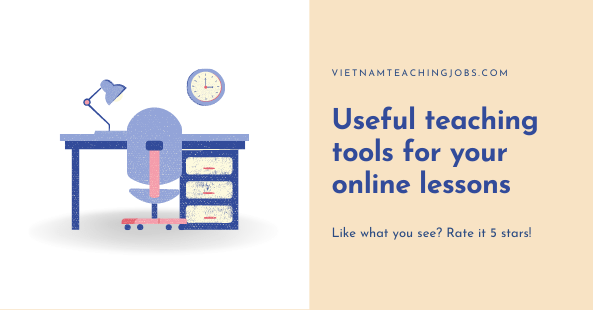 Useful teaching tools for your online lessons