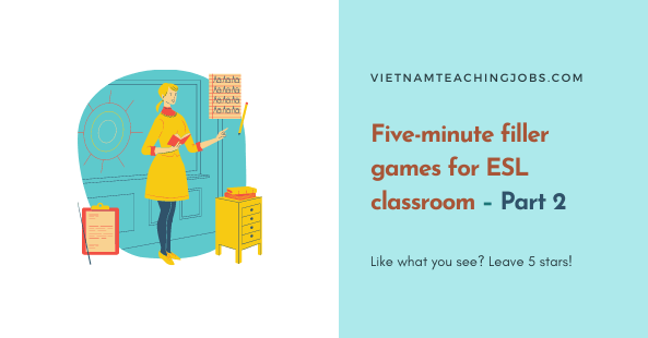 Five-minute filler games for ESL classroom – Part 2