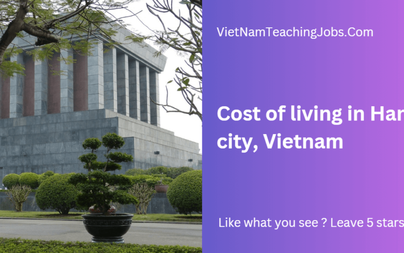 Cost of living in Hanoi, Vietnam