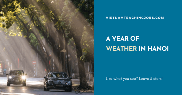 A year of weather in Hanoi