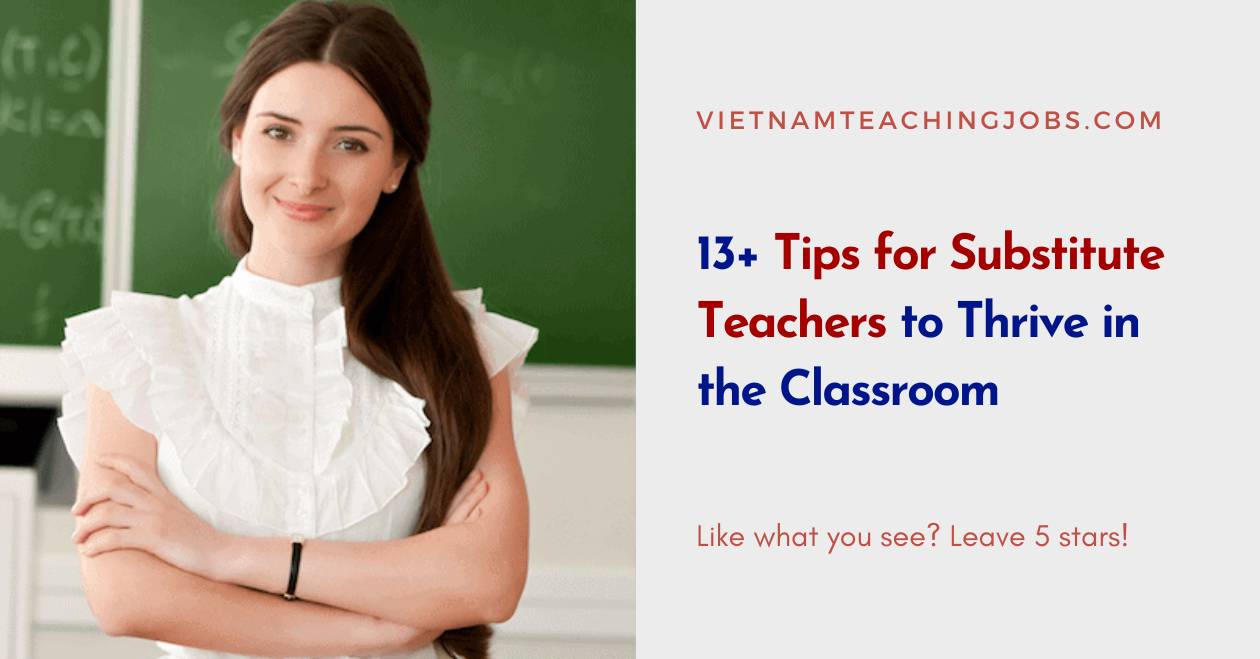 13+ Tips for Substitute Teachers to Thrive in the Classroom