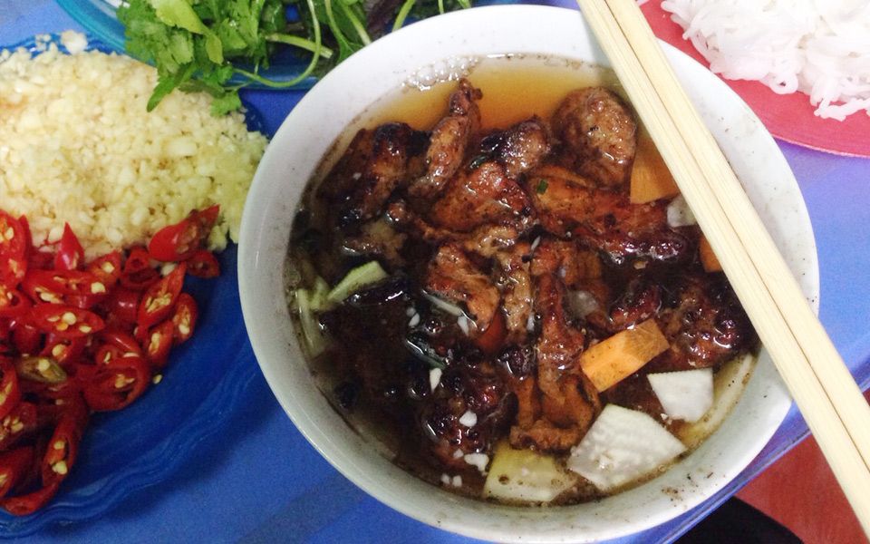 Bun Cha Hang Quat is a fantastic place to enjoy the best bun cha in Hanoi