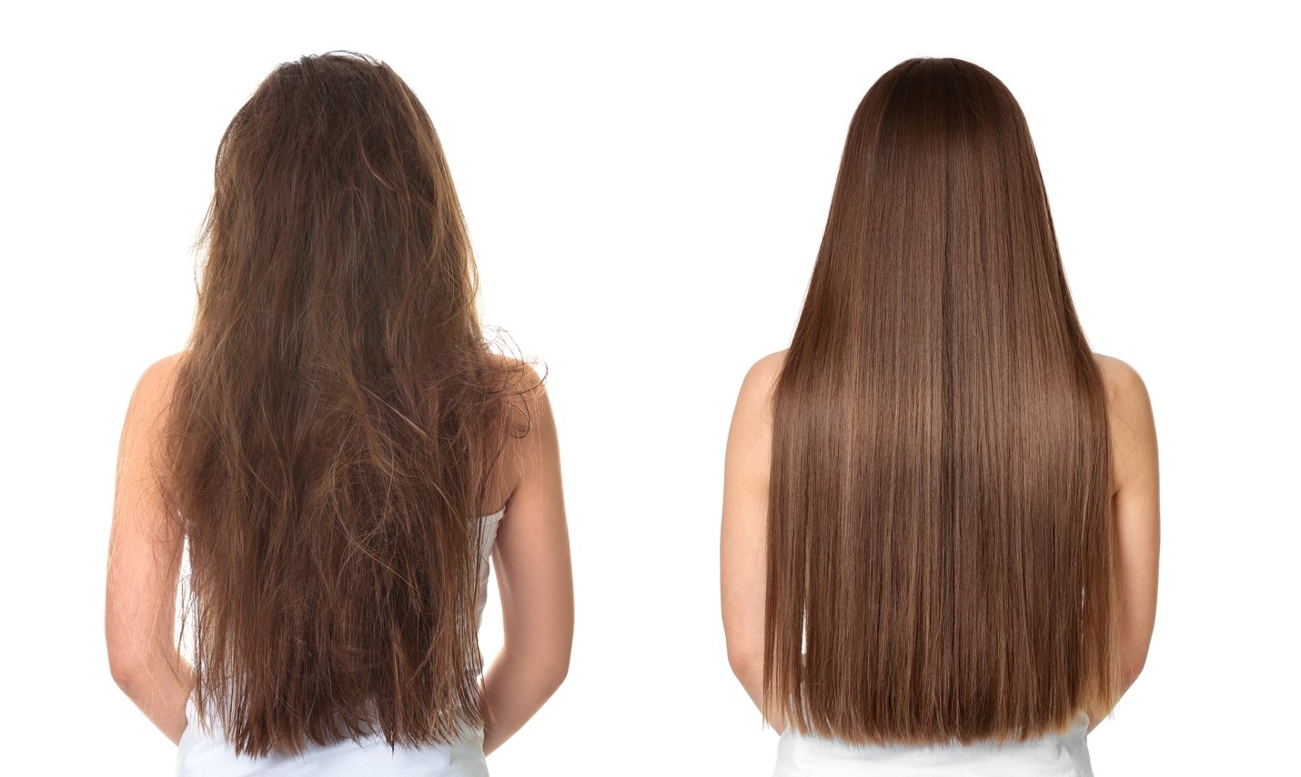 Keratin will take damaged hair and enable it to be healthy and smooth 