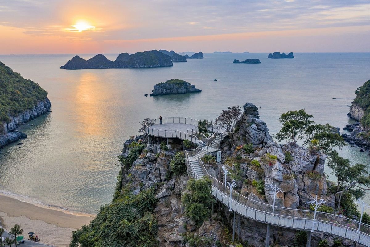 Cat Ba National Park has incredibly breathtaking scenery