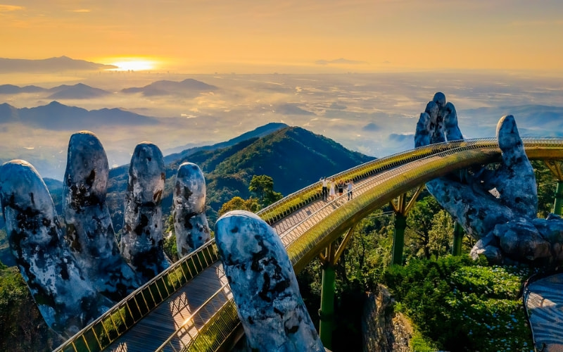 What is special about Golden Bridge Vietnam