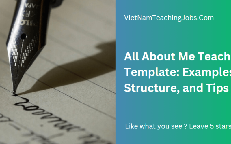 All About Me Teacher Template: Examples, Structure, and Tips