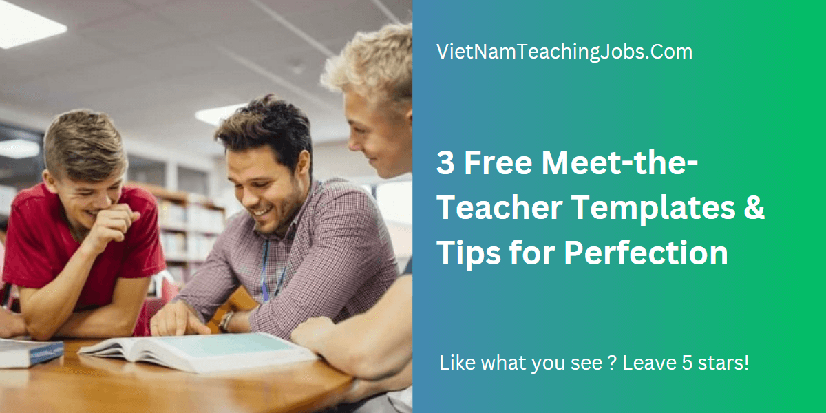 free meet the teacher templates cover