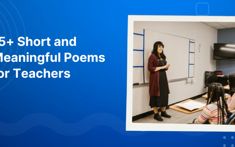 15+ Short and Meaningful Poems for Teachers